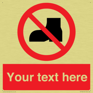 Custom No outdoor footwear